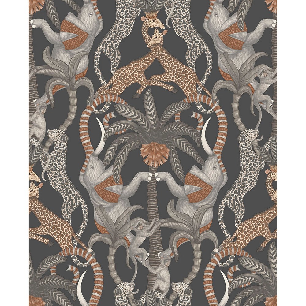 Safari Totem Wallpaper 119 2009 by Cole & Son in Ginger Orange